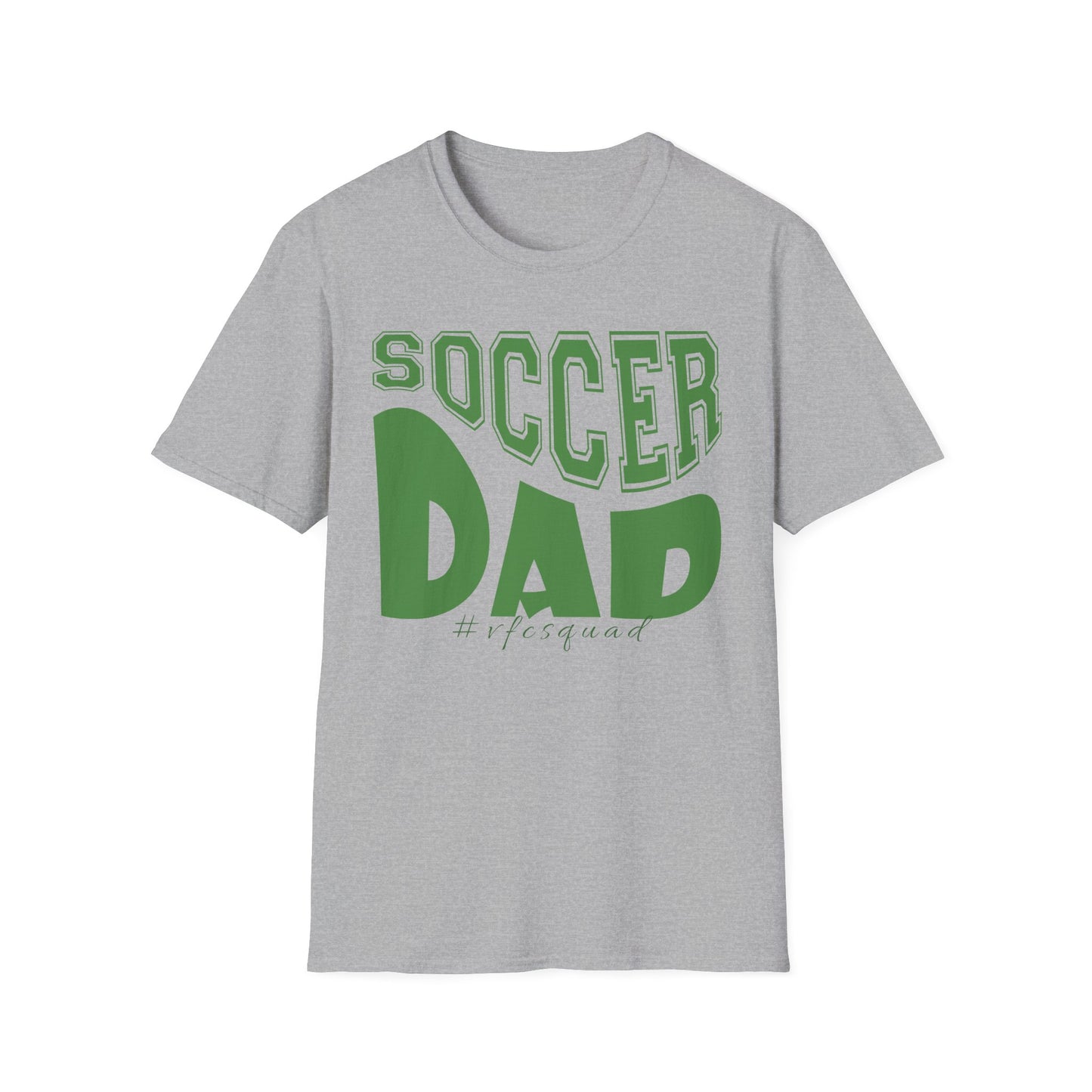 Wavy Soccer Dad - Softstyle T-Shirt