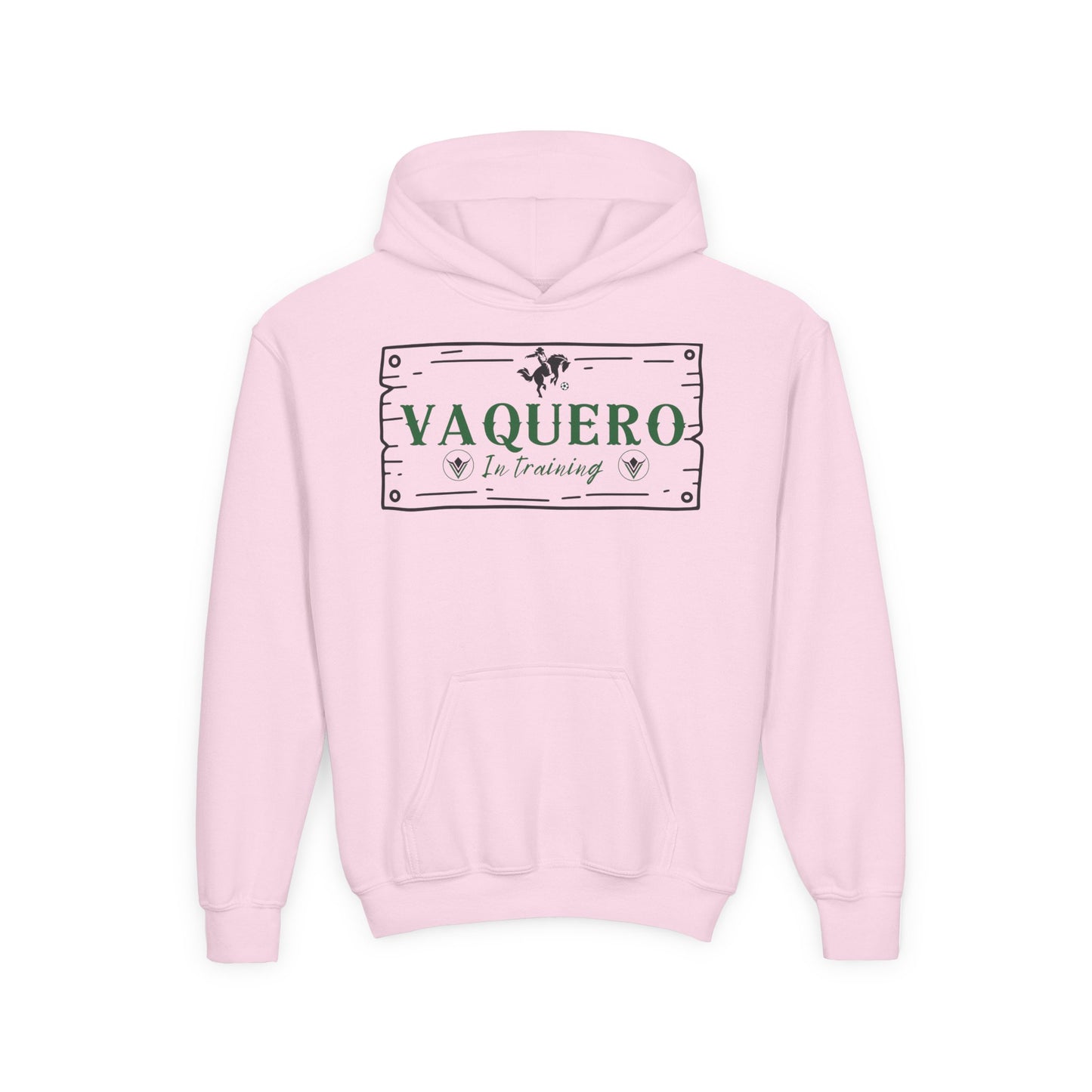 Vaqueros in Training Sign - Youth Hoodie