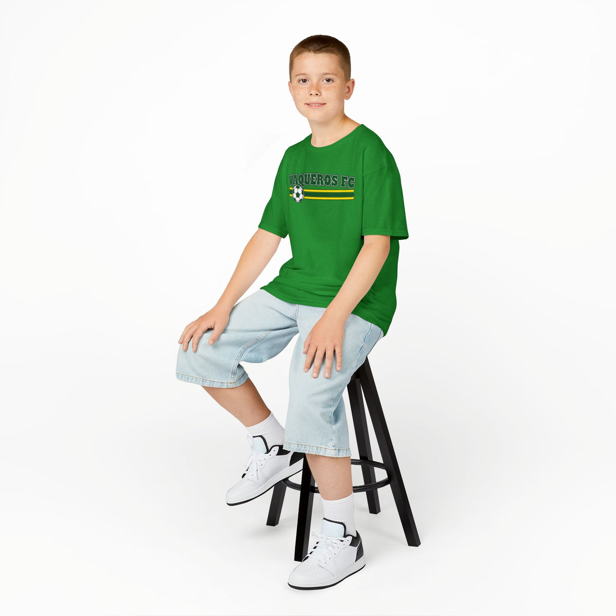 Vaqueros Classic Stripes Youth Cotton Tee