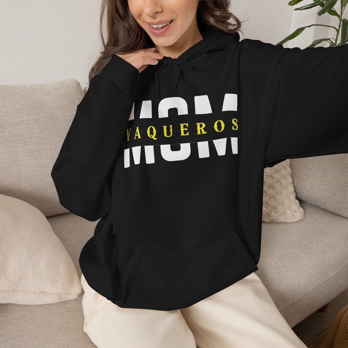 Vaqueros Mom Overlay- Hoodie