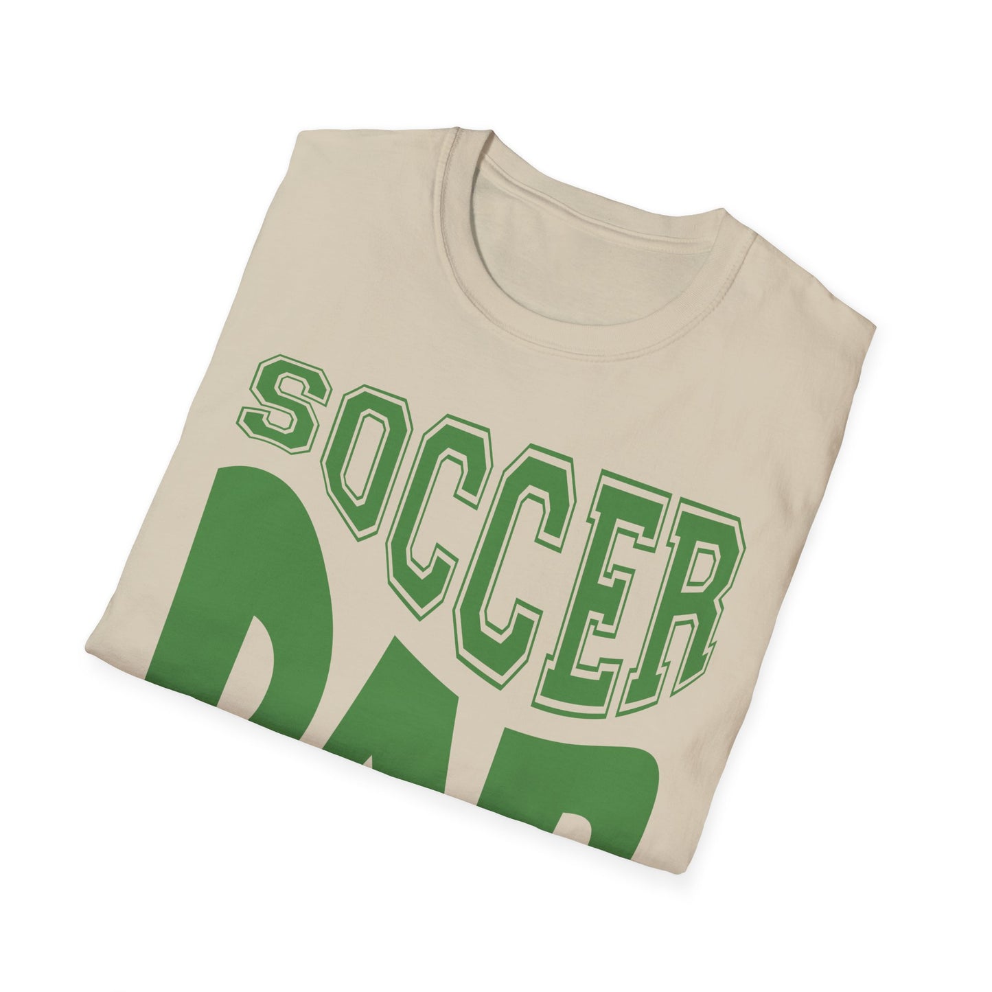 Wavy Soccer Dad - Softstyle T-Shirt