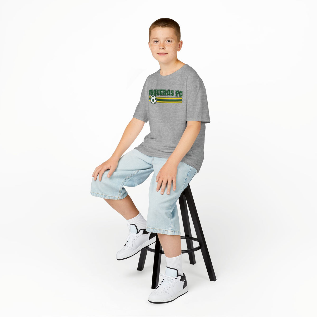 Vaqueros Classic Stripes Youth Cotton Tee