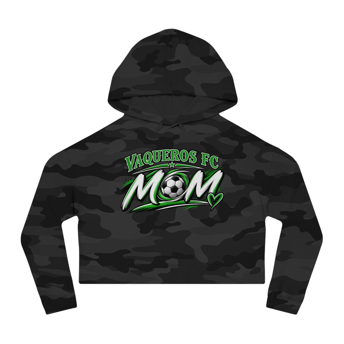 Vaqueros Mom Squad - Cropped Hooded Sweatshirt