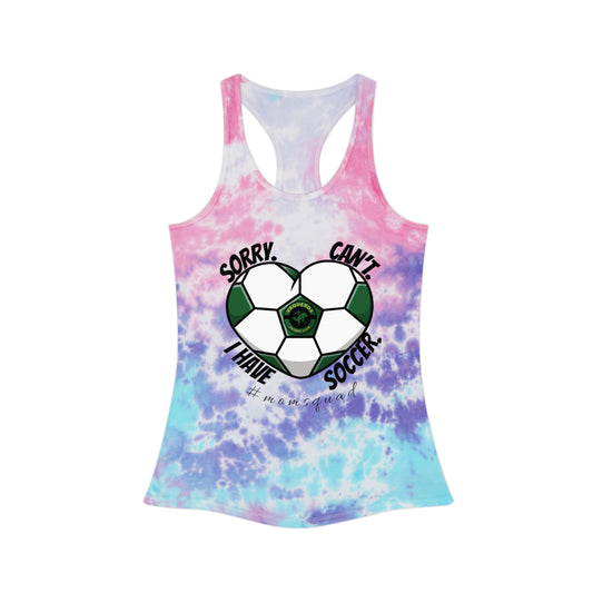 I Can't - Tie Dye Racerback Tank Top